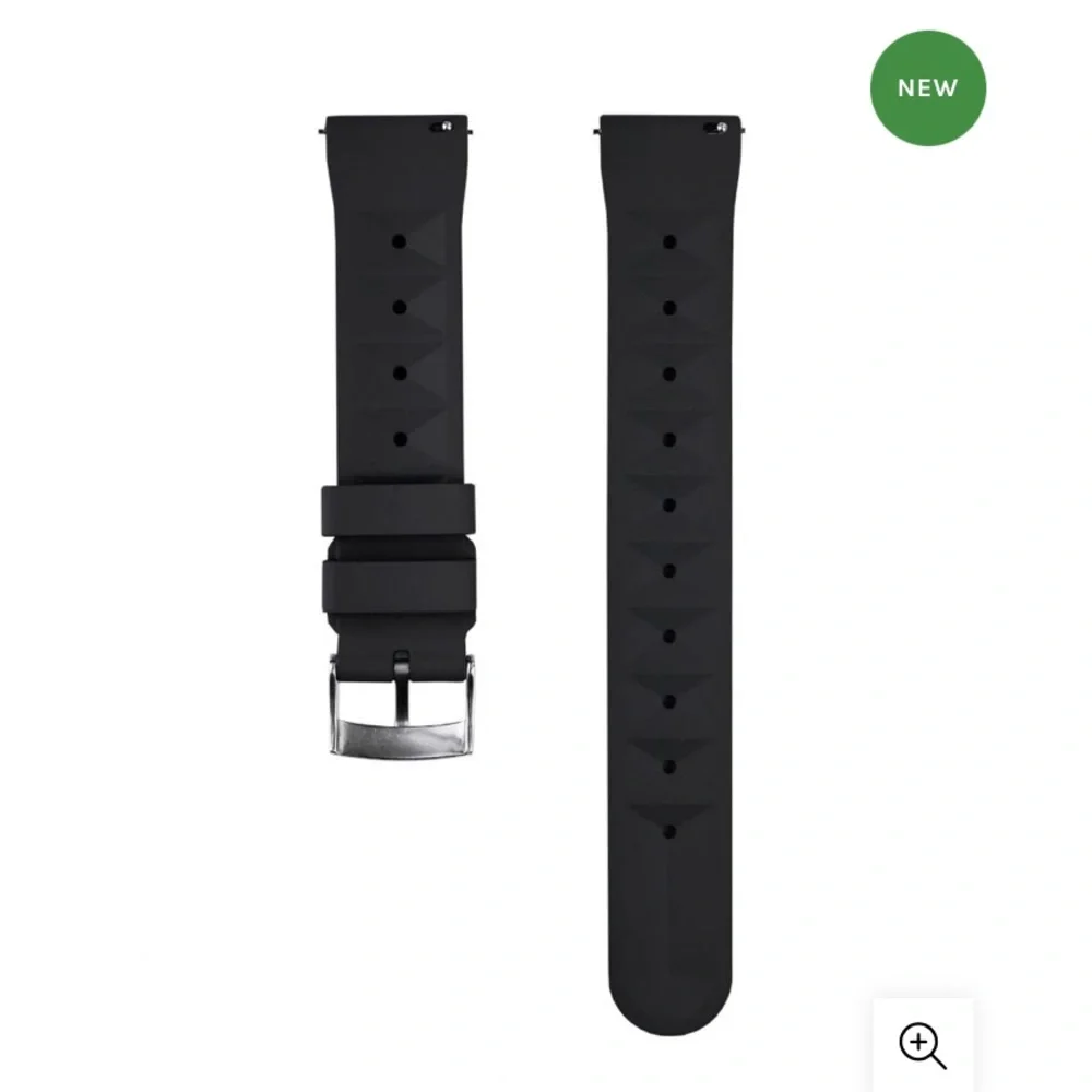 WatchBandit waffle Style Rubber Watch Band